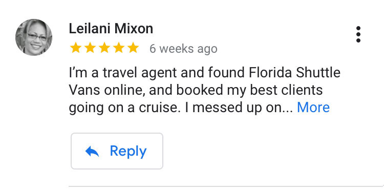 FloridaShuttleVan.com Review