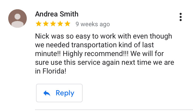 FloridaShuttleVan.com Review